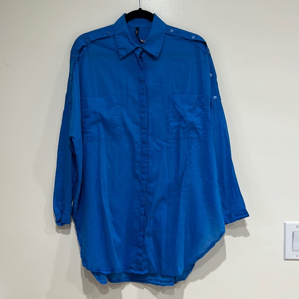 PierAntonio Gaspari Oversize Button Down Shirt